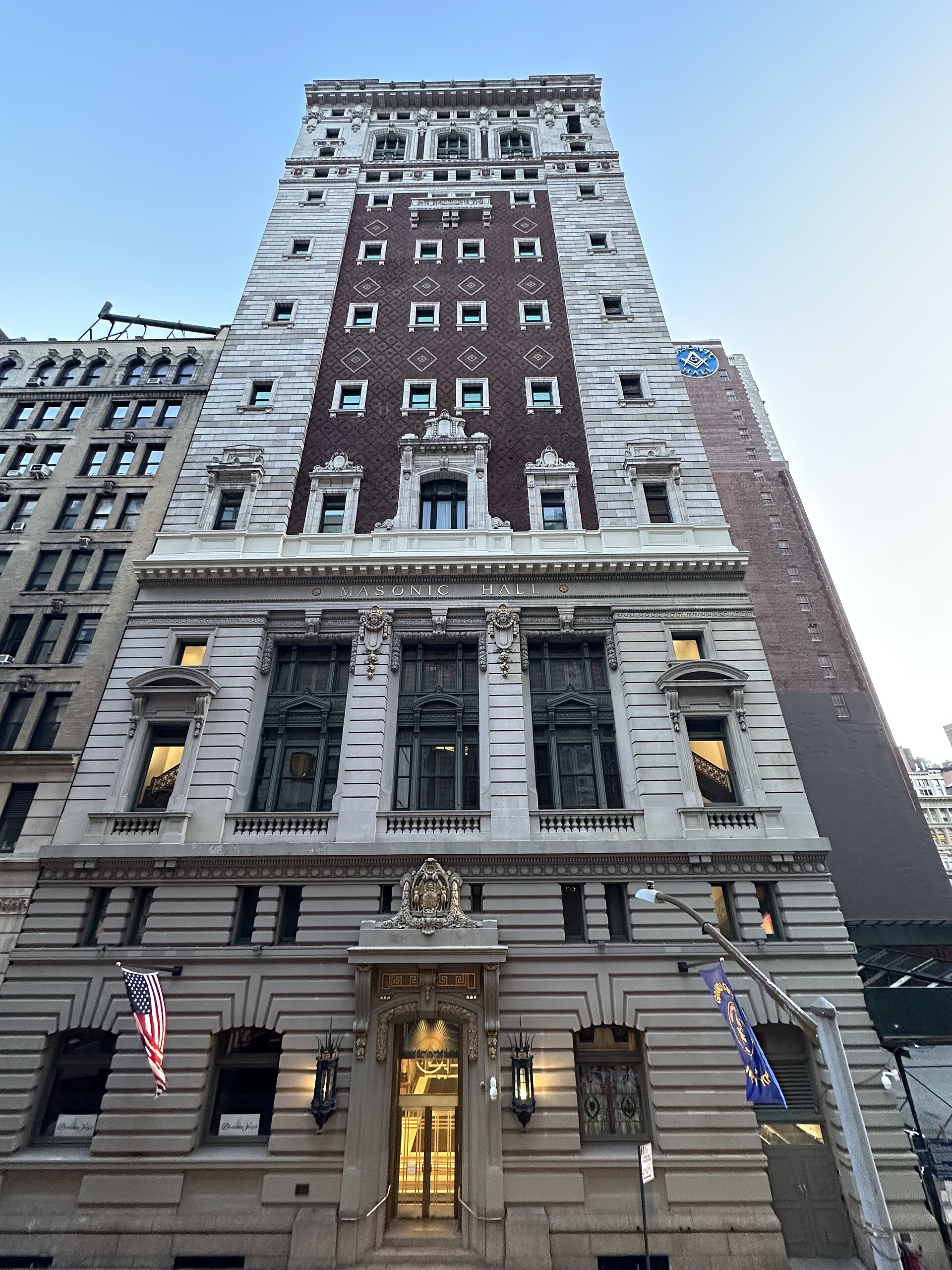 Masonic Hall, 71 West 23rd Street, New York — headquarters of the Grand Lodge of New York